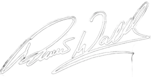 Eine stilisierte, kursive Unterschrift in schwarzer Tinte auf weißem Hintergrund. Die Buchstaben sind groß, geschlungen und fett, mit deutlichen Auf- und Abwärtsstrichen.